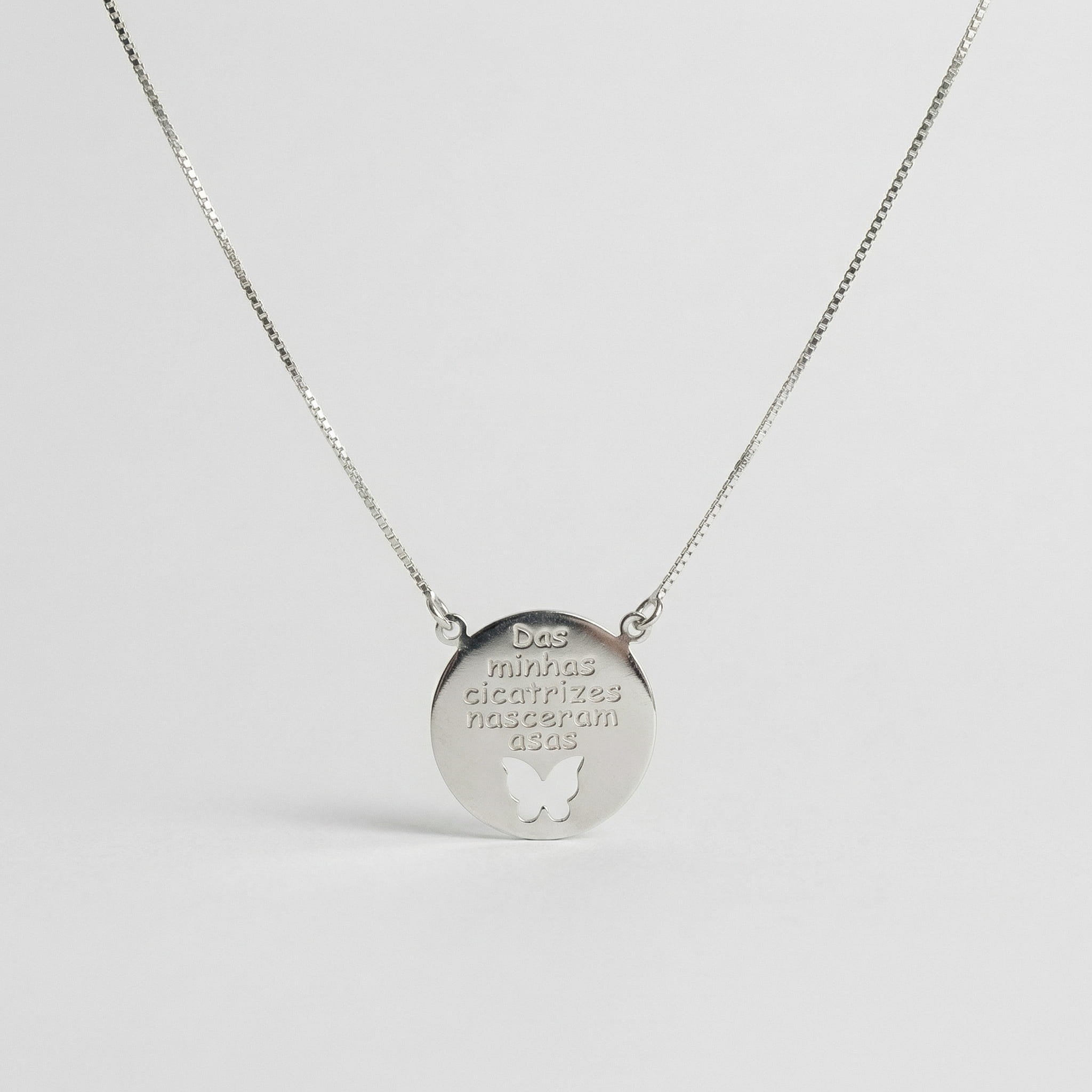COLAR PLACA DAS MINHAS CICATRIZES ...
