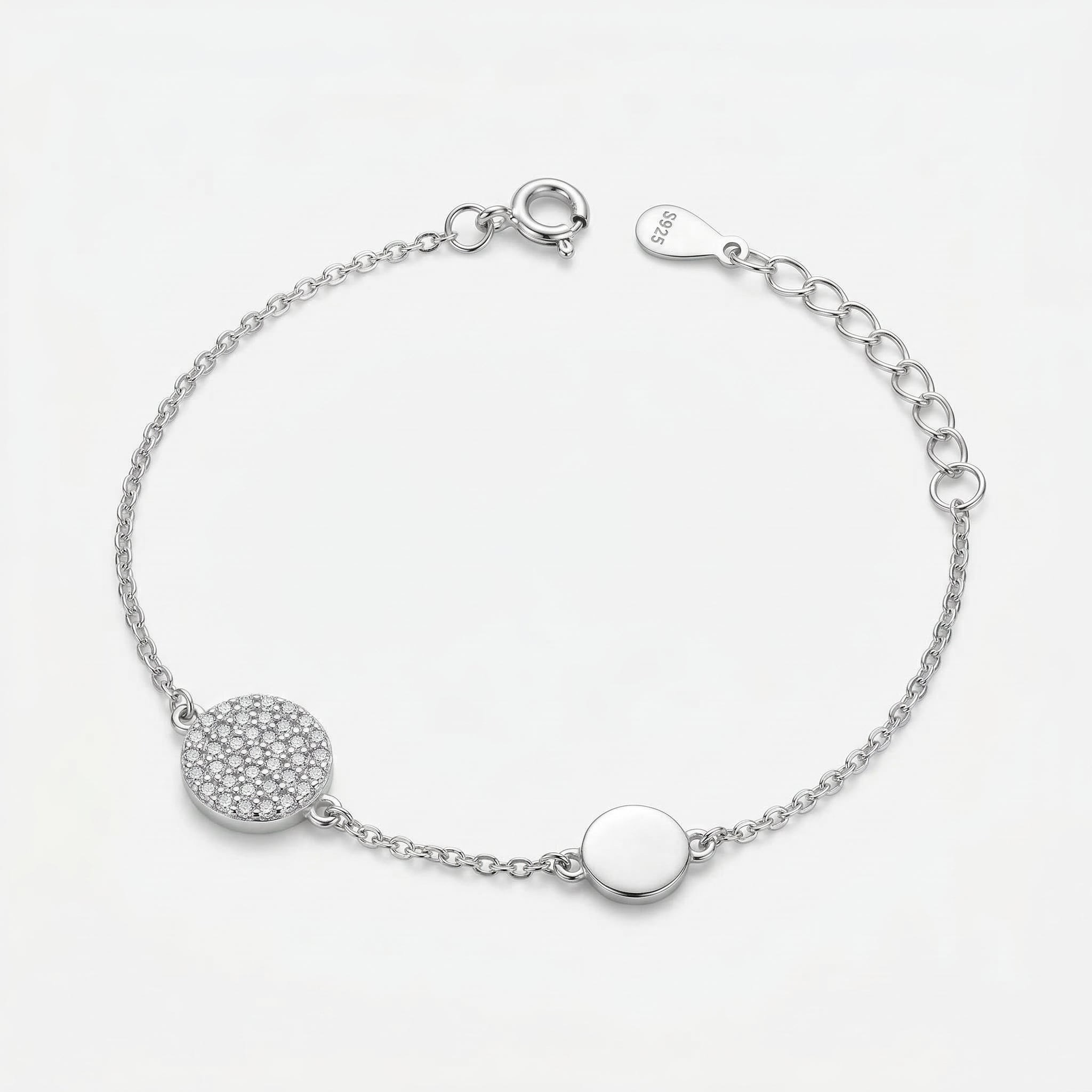 PULSEIRA REDONDA CHAPA LISA E CHAPA CRAVEJADA