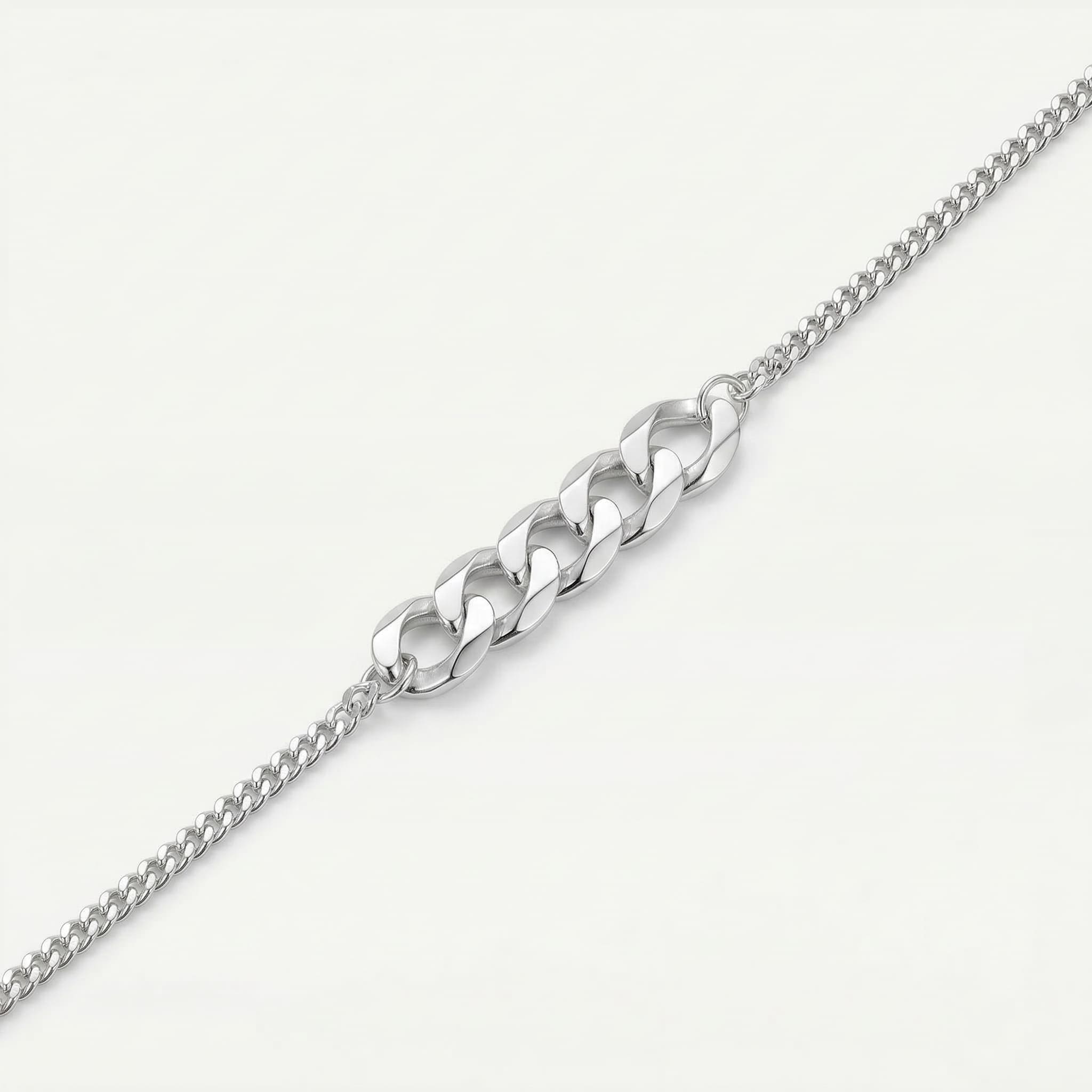 PULSEIRA COM 7 ELOS GRUMET