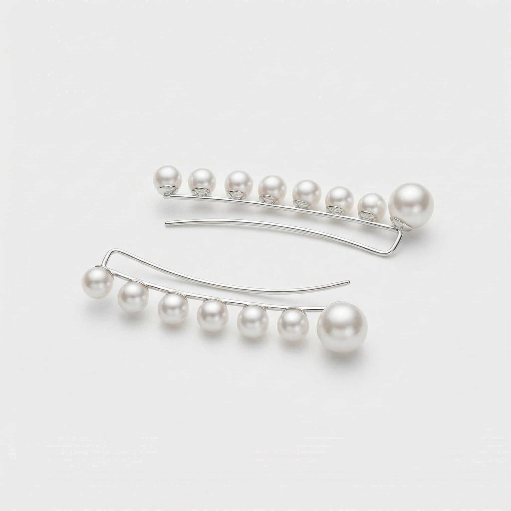 BRINCO EAR CUFF SETE PEROLAS