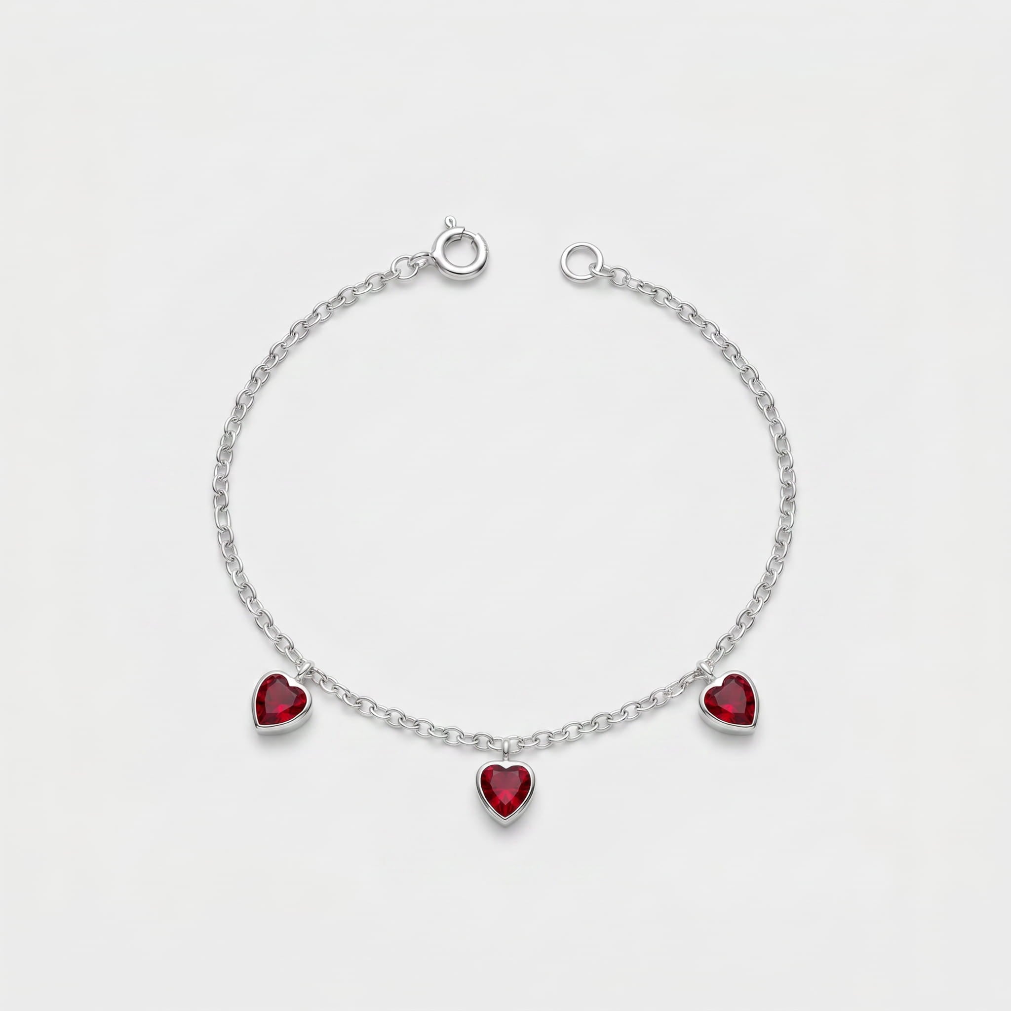 PULSEIRA COM 3 CORAÇÕES INFANTIL
