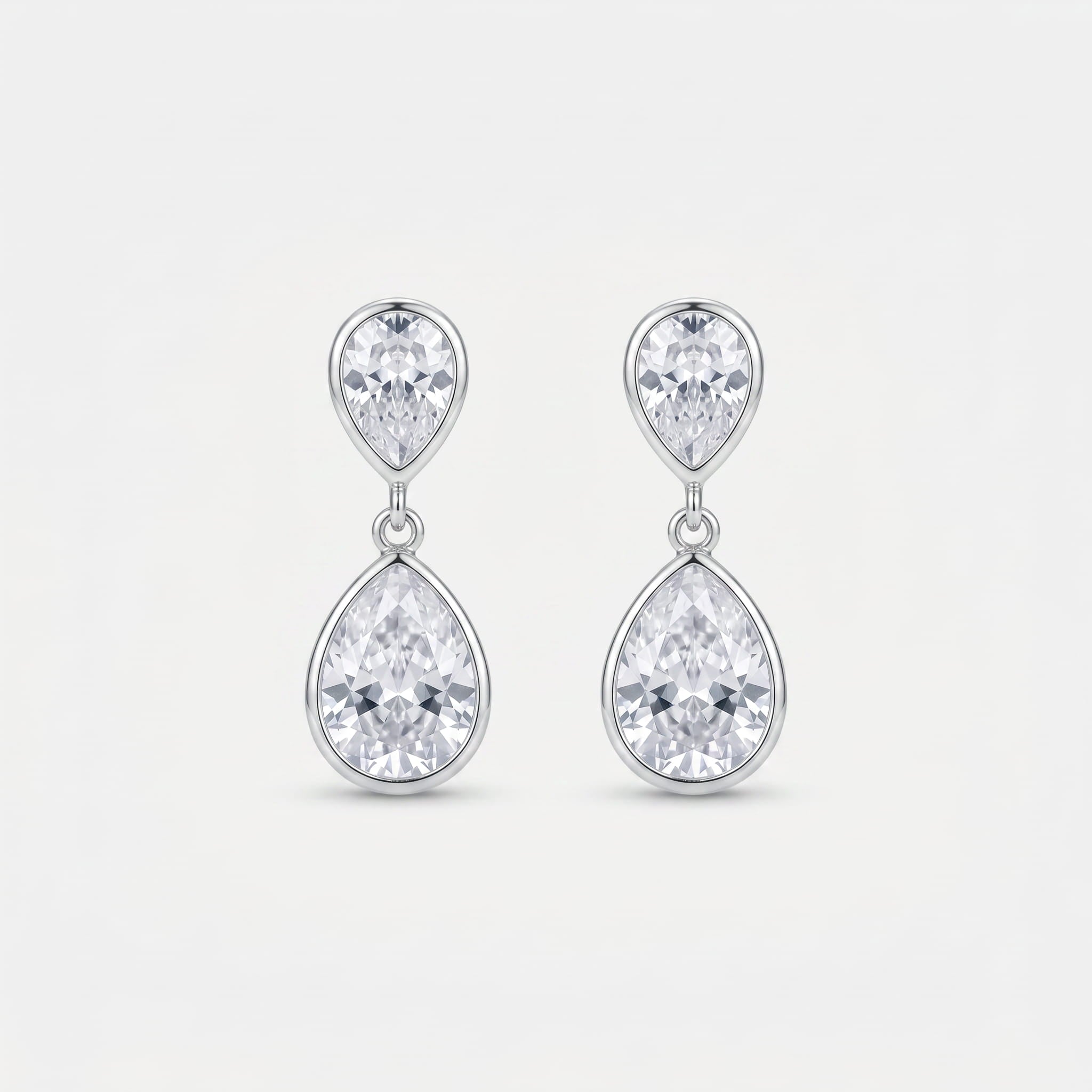 BRINCO COM DUAS GOTAS CRISTAL