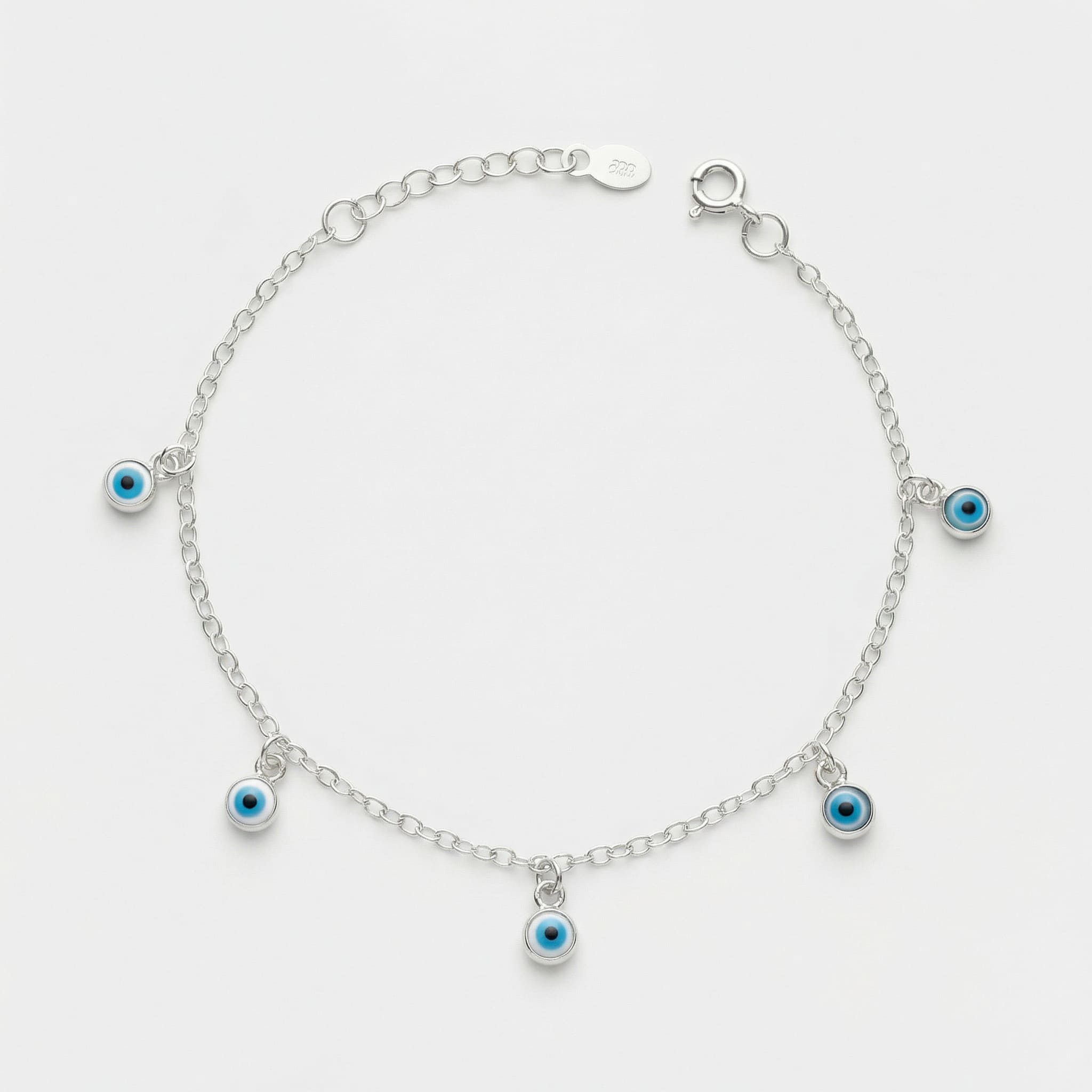 PULSEIRA PEDRAS E OLHO GREGO