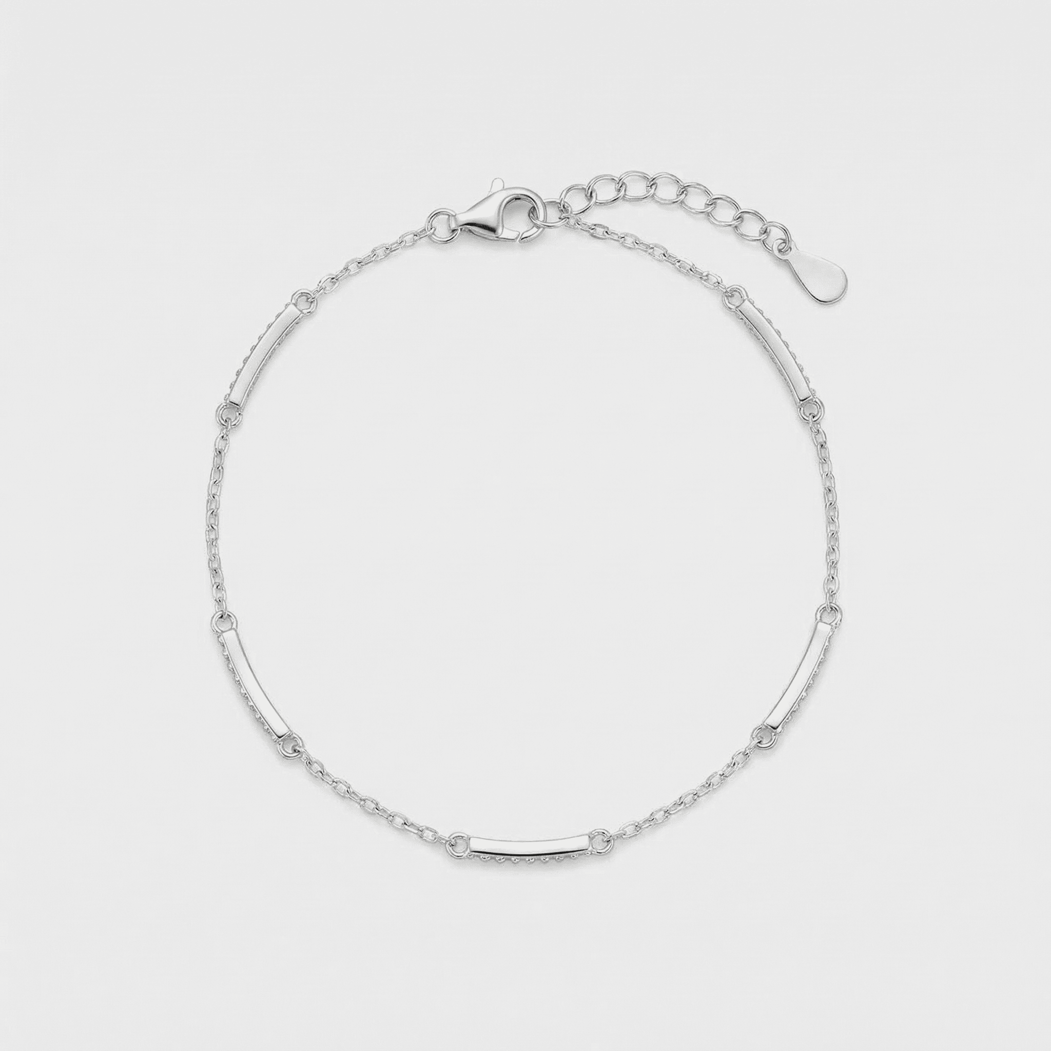 PULSEIRA  COM 5 FIOS CRAVEJADOS