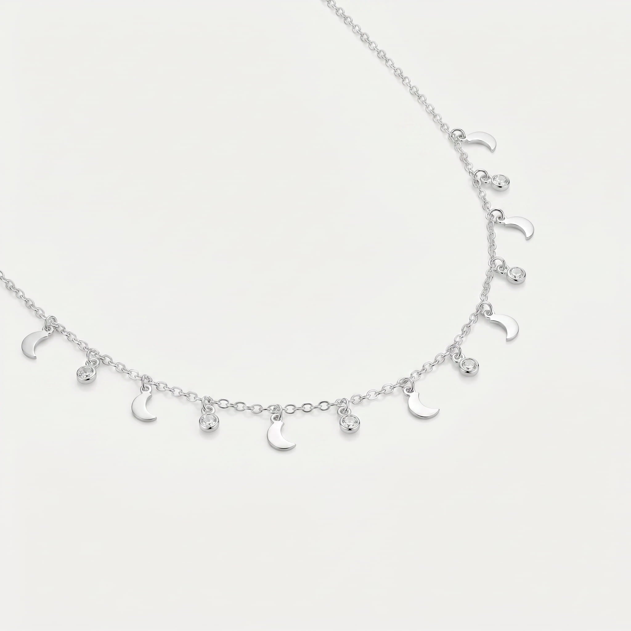 CHOKER COM LUAS VAZADAS E PEDRAS INTERCALADAS