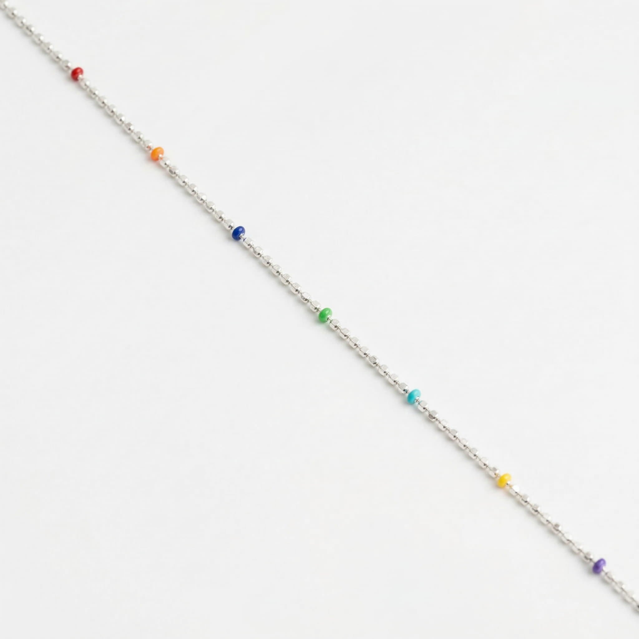 PULSEIRA BOLINHAS COM BOLINHAS COLORIDAS