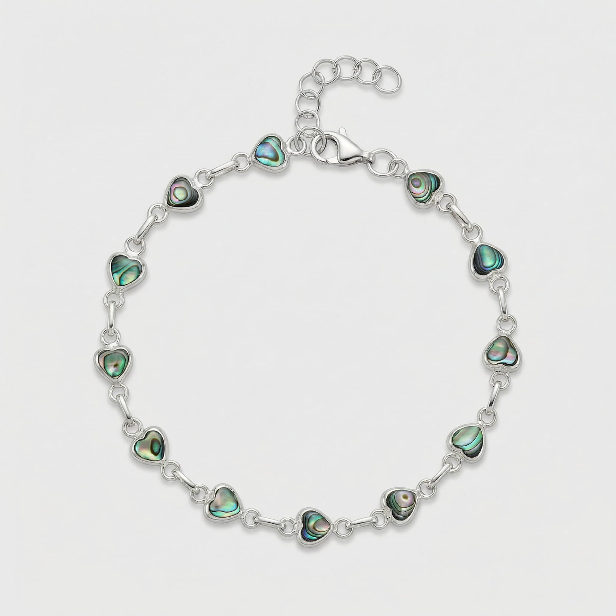 PULSEIRA CORAÇÃO COM PEDRA NATURAL