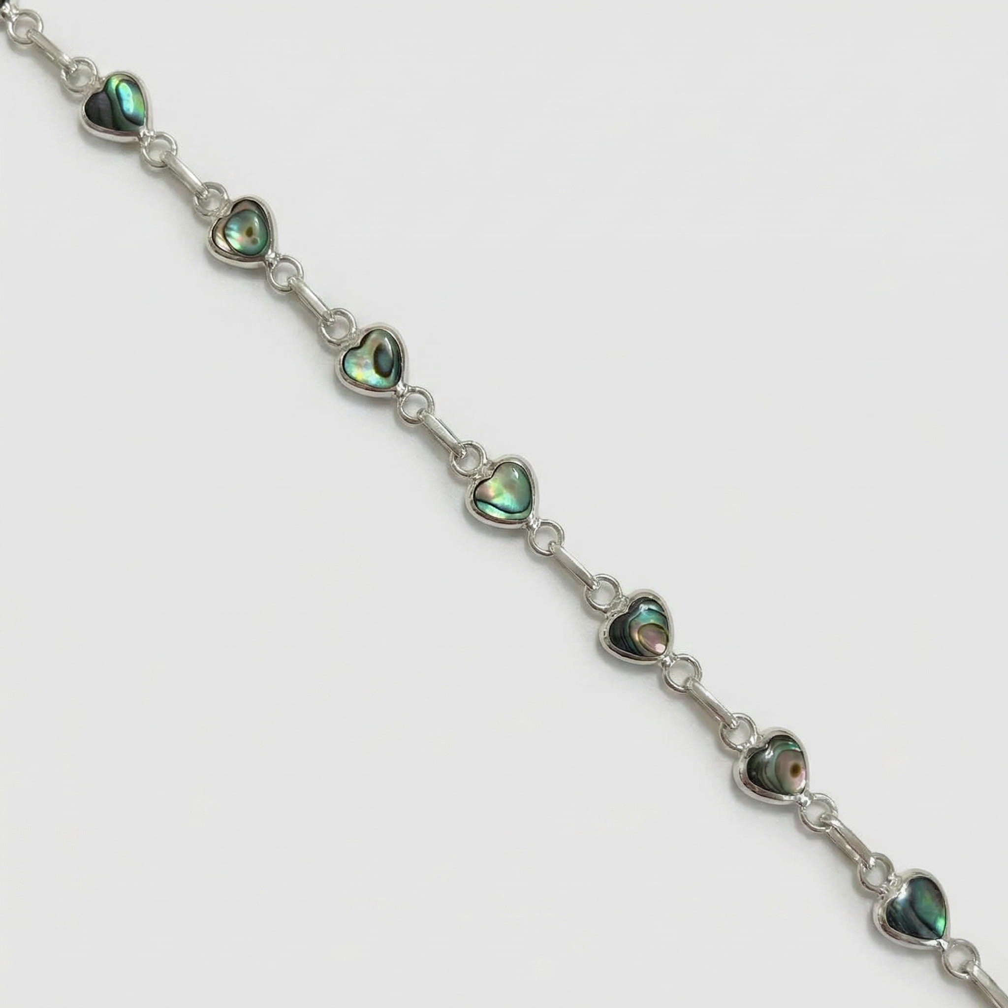 PULSEIRA CORAÇÃO COM PEDRA NATURAL