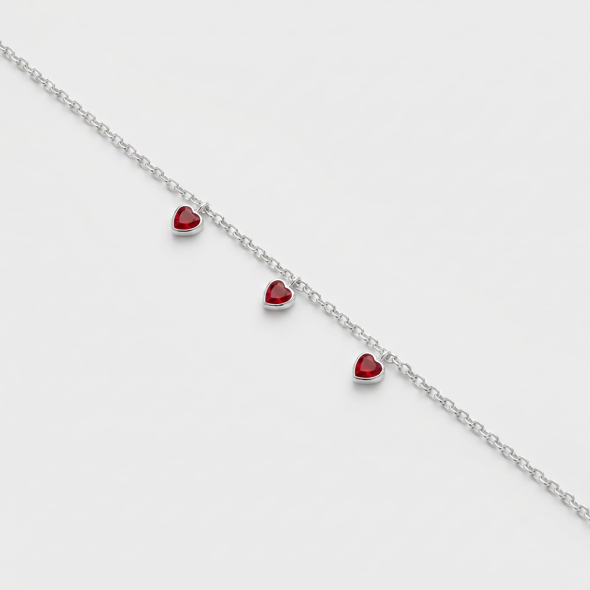 PULSEIRA COM 3 CORAÇÕES INFANTIL