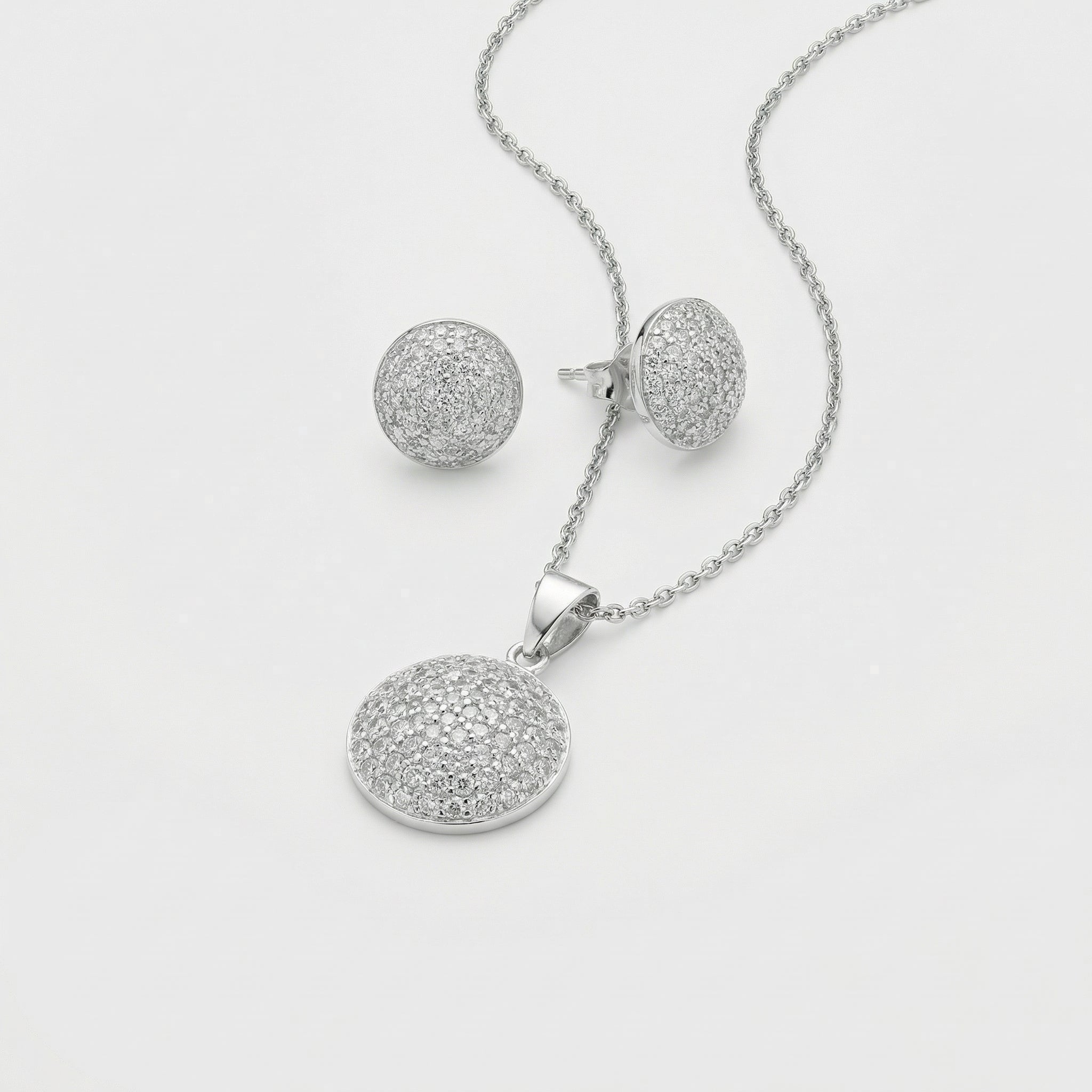 CONJUNTO MEIA BOLA CRAVEJADA (S/ CORRENTE)