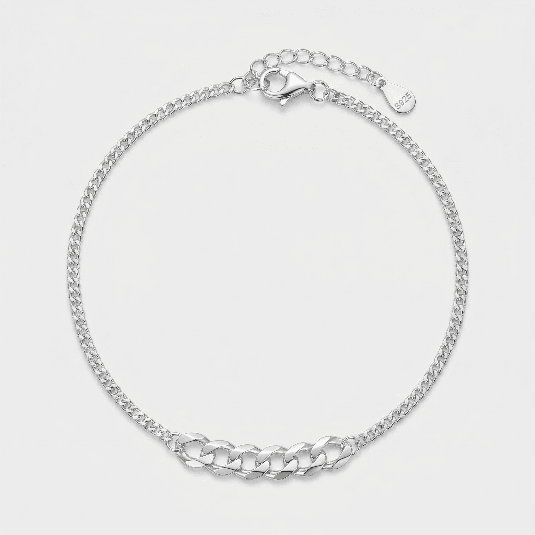 PULSEIRA COM 7 ELOS GRUMET