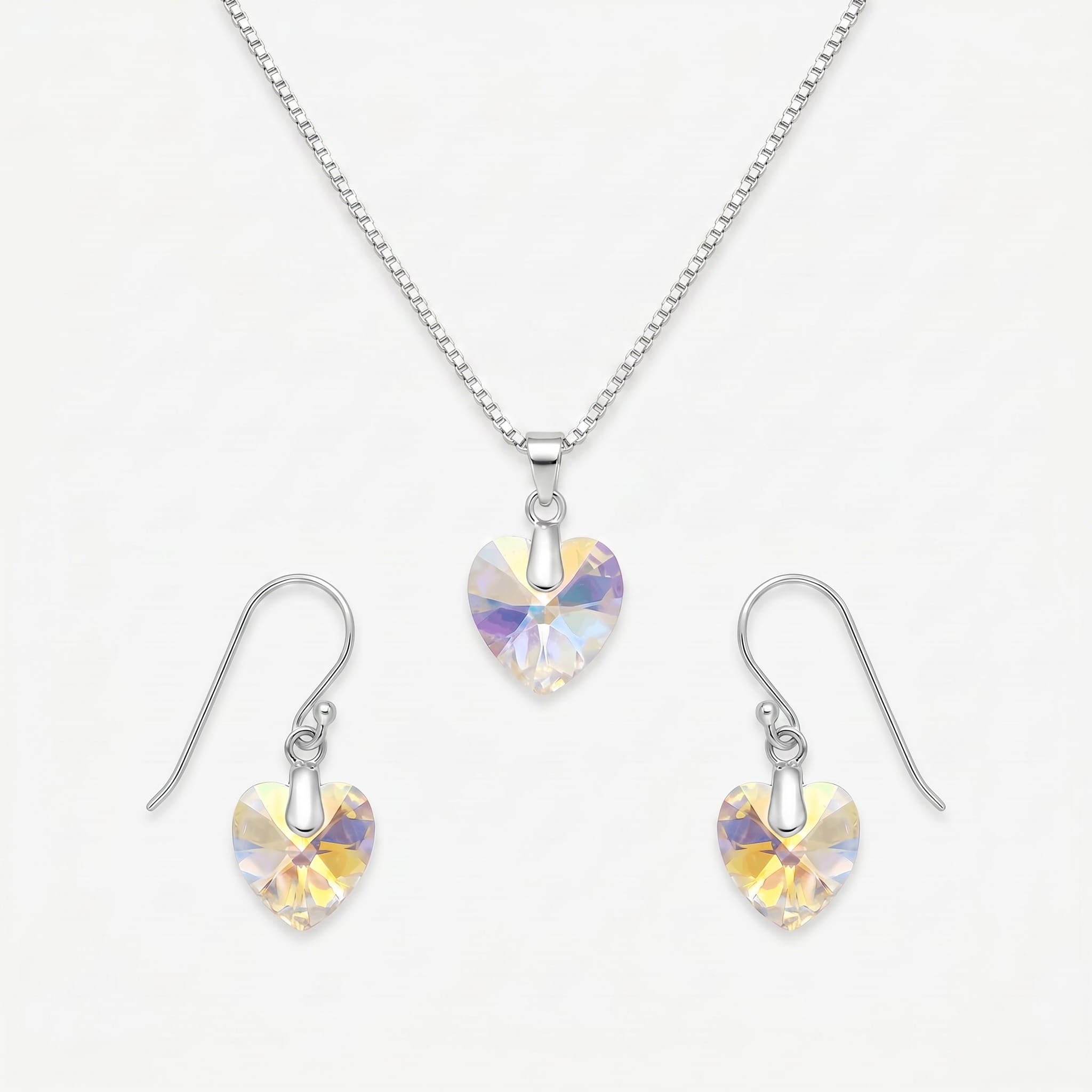 CONJUNTO CORAÇÃO CRISTAL
