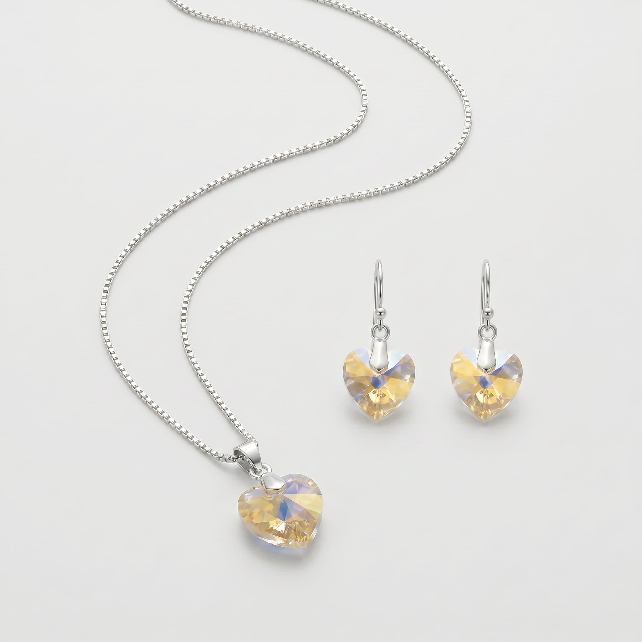 CONJUNTO CORAÇÃO CRISTAL
